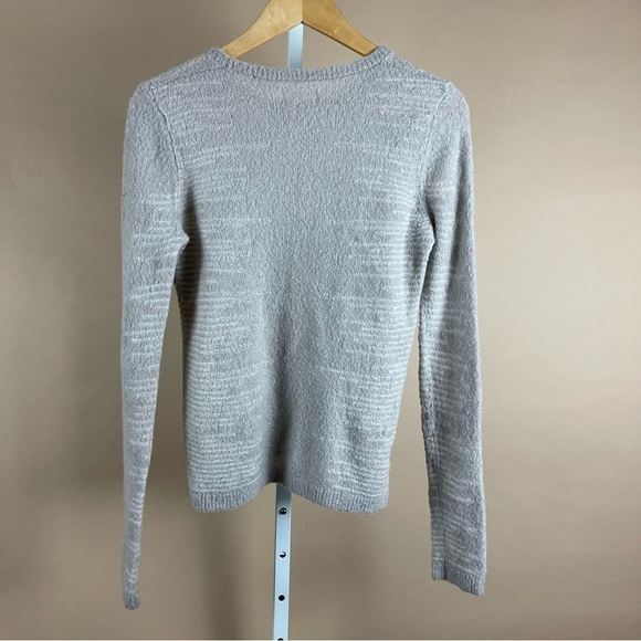 Lou & Grey Small Merino Wool Blend Crewneck Sweater Neutral Womens Beach - Picture 3 of 7